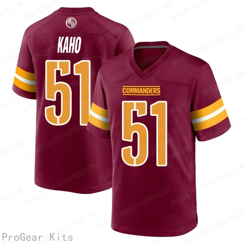 Ale Kaho Washington Commanders Burgundy Game Jersey