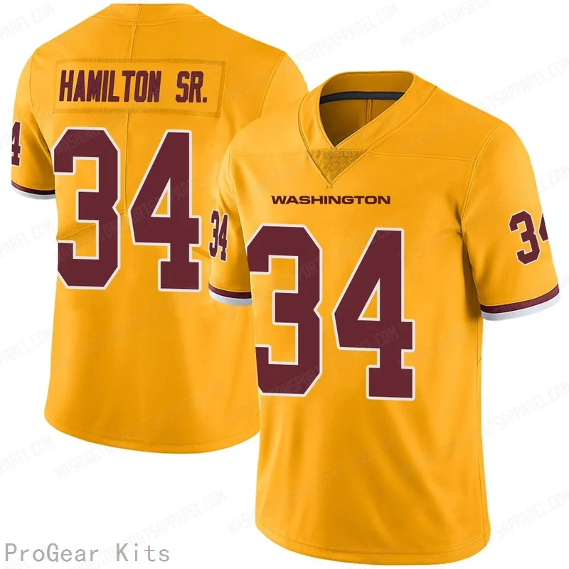Antonio Hamilton Sr Washington Commanders Gold Color Rush Jersey