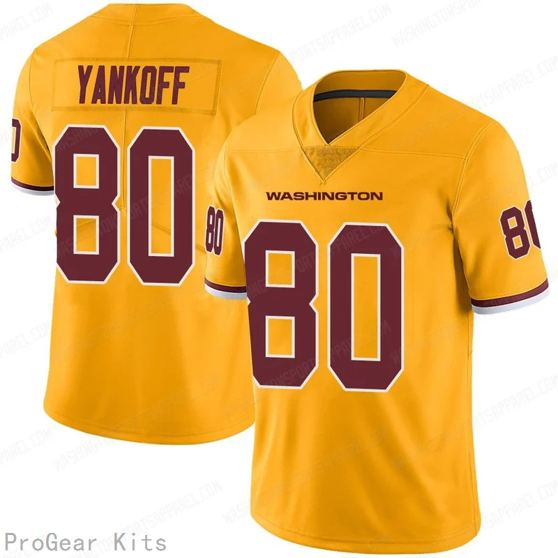 Colson Yankoff Washington Commanders Gold Color Rush Jersey