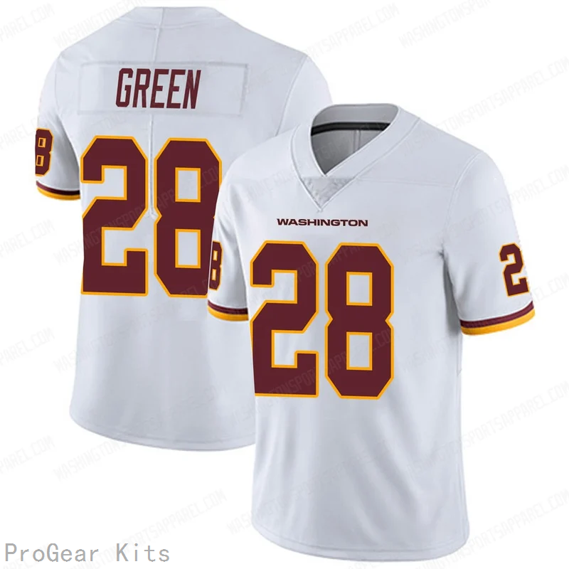 Darrell Washington Commanders Jersey No.28 Green NFL Football Fan Wear Darrell