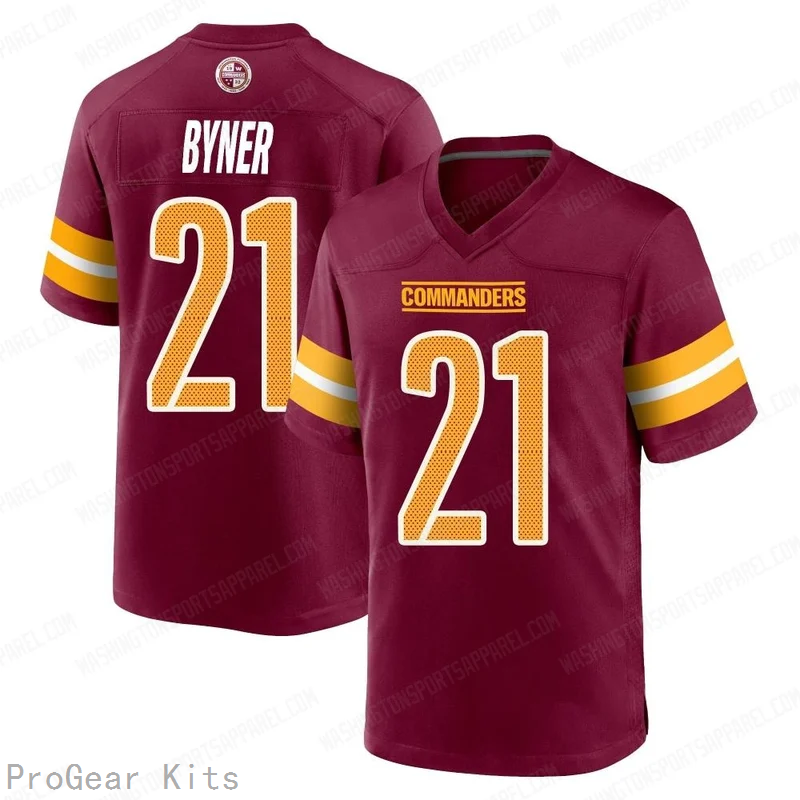 Earnest Byner Washington Commanders Burgundy Game Jersey