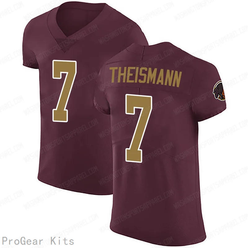 Joe Theismann Washington Commanders Burgundy Elite Jersey