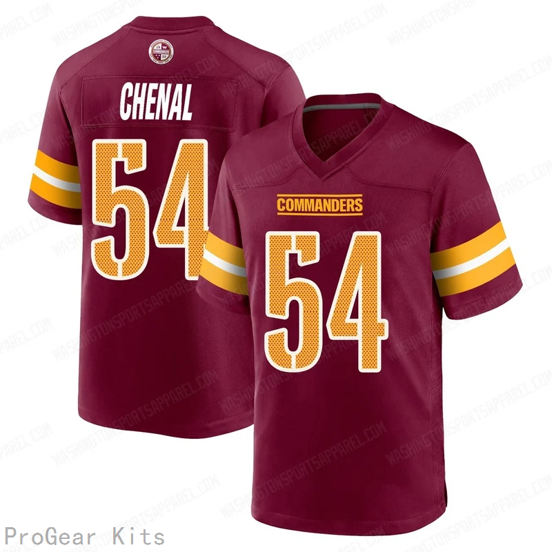 Leo Chenal Washington Commanders Burgundy Game Jersey
