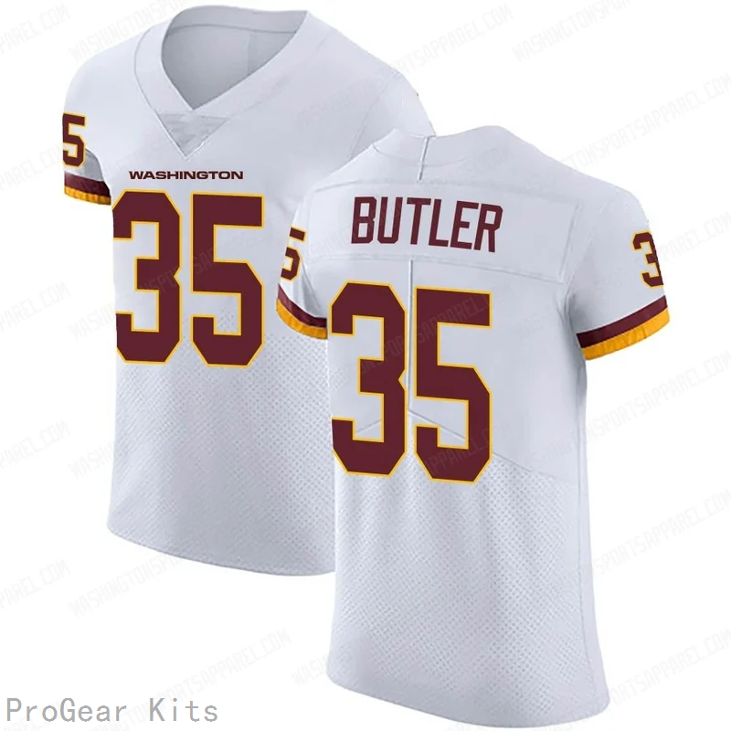 Percy Butler Washington Commanders White Elite Jersey
