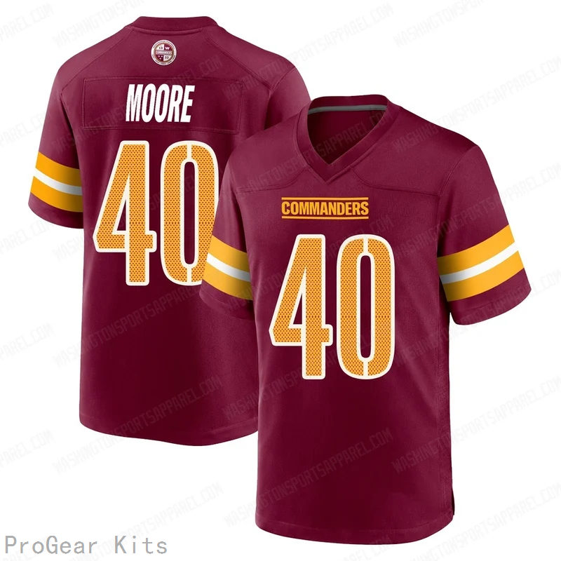 Quentin Moore Washington Commanders Burgundy Game Jersey