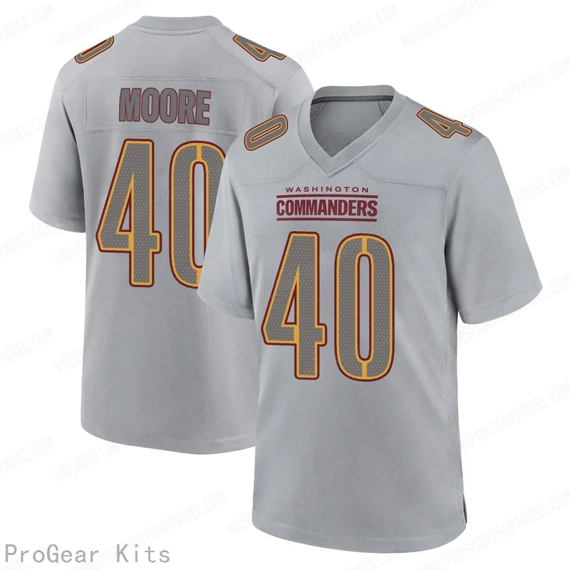 Quentin Moore Washington Commanders Gray Game Jersey