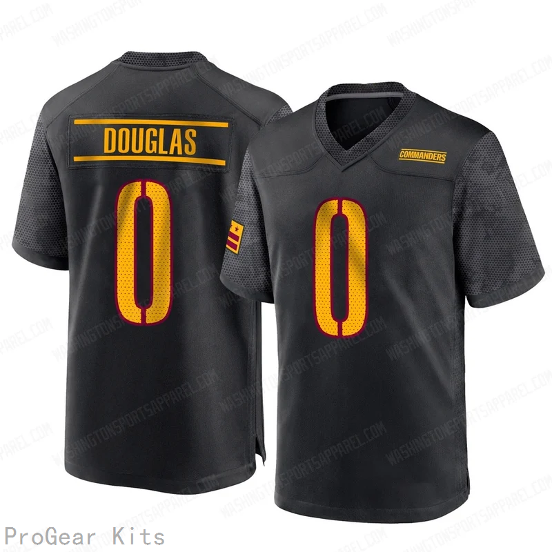 Rasul Douglas Washington Commanders Black Game Jersey