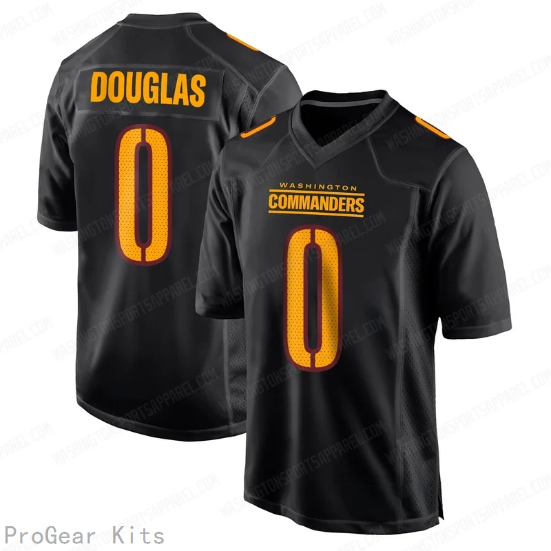 Rasul Douglas Washington Commanders Black Game Jersey