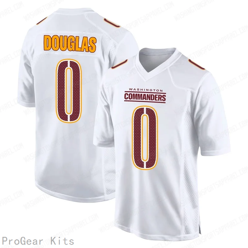 Rasul Douglas Washington Commanders White Game Jersey