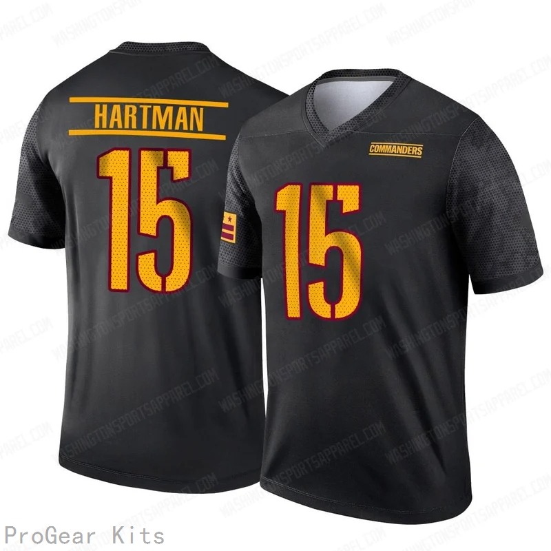Sam Hartman Washington Commanders Black Legend Jersey