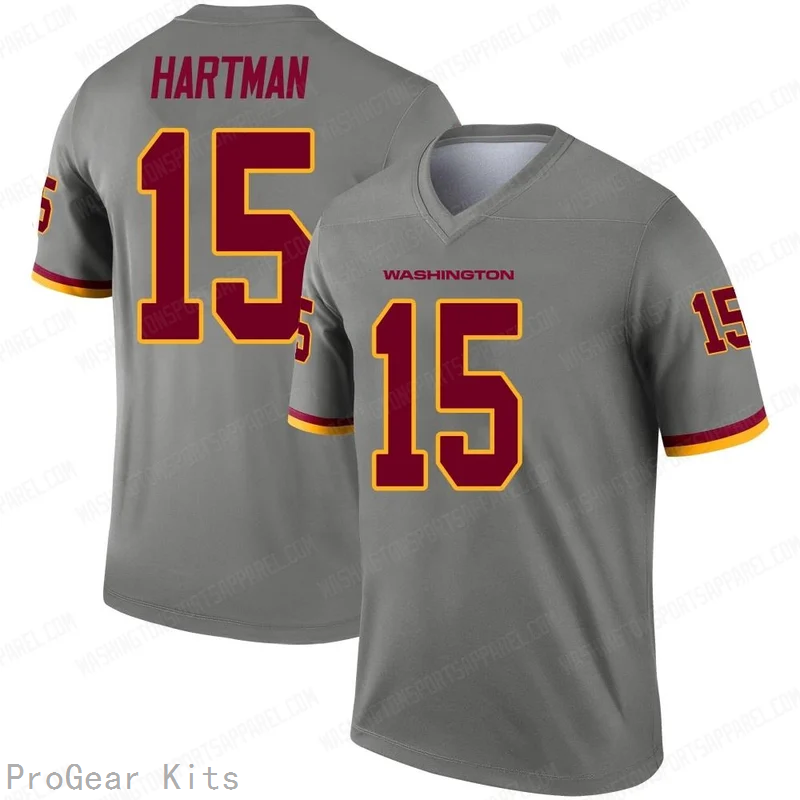 Sam Hartman Washington Commanders Gray Legend Jersey