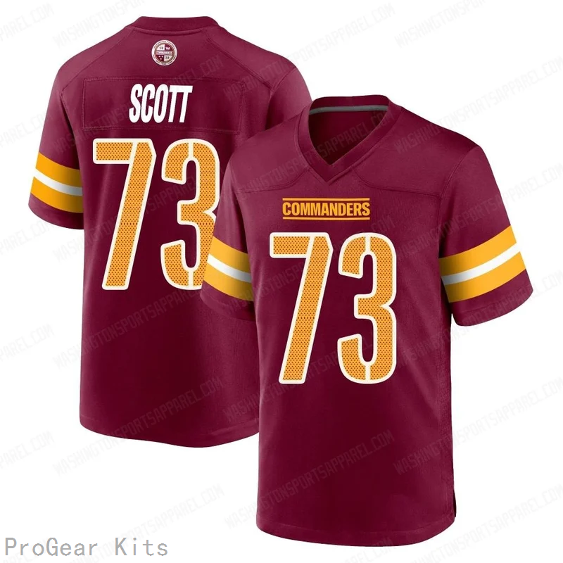 Trent Scott Washington Commanders Burgundy Game Jersey