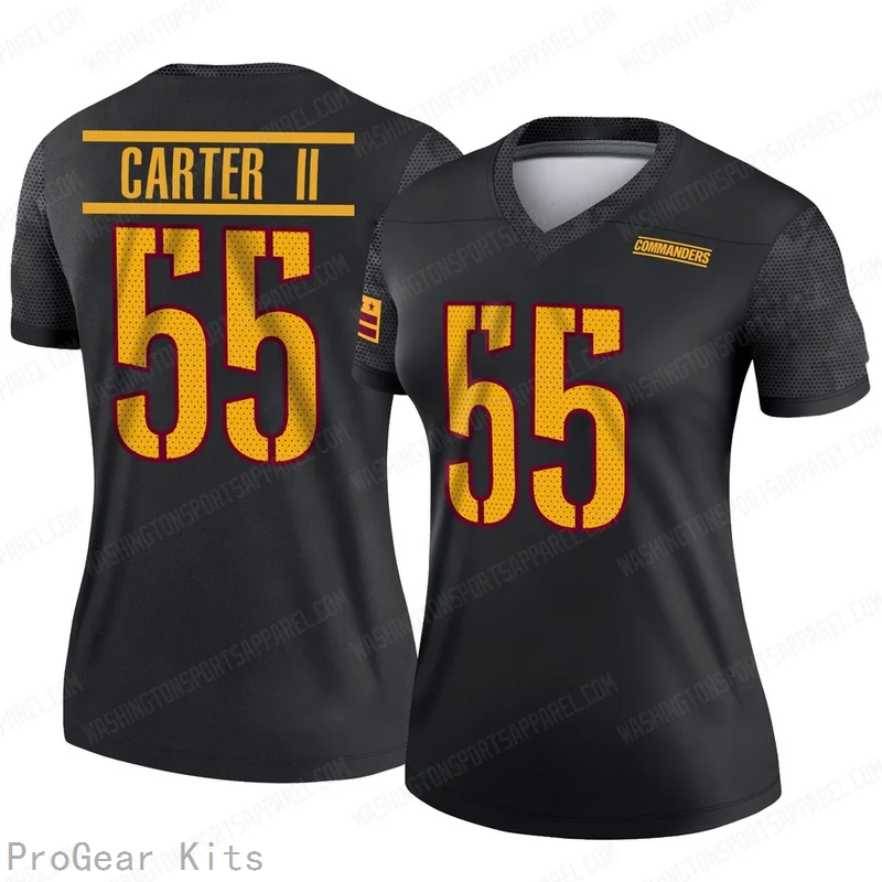 Andre Carter Washington Commanders Alternate Jersey No.55 Black NFL Football Fan Wear