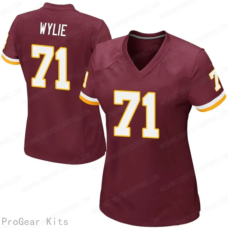 Andrew Wylie Washington Commanders Burgundy Game Jersey