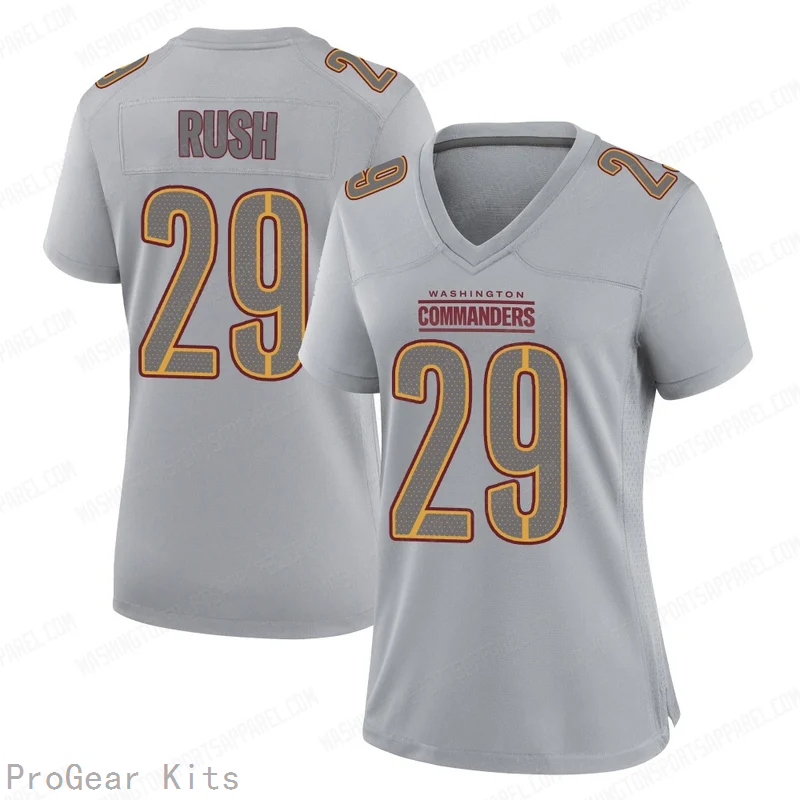 Darius Rush Washington Commanders Gray Game Jersey