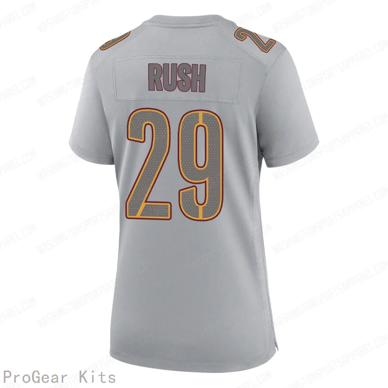 Darius Rush Washington Commanders Gray Game Jersey