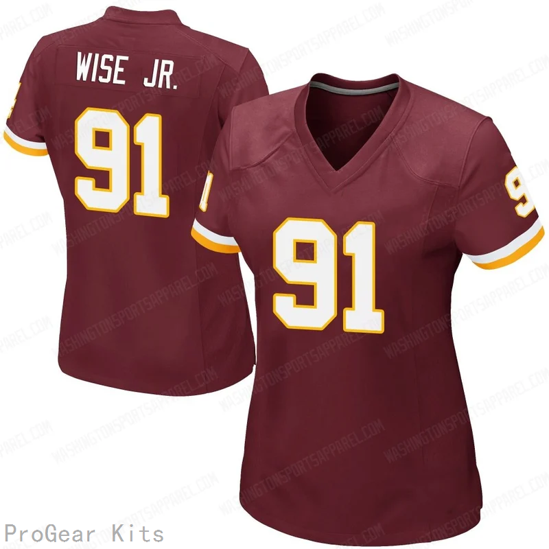 Deatrich Wise Jr Washington Commanders Burgundy Game Jersey
