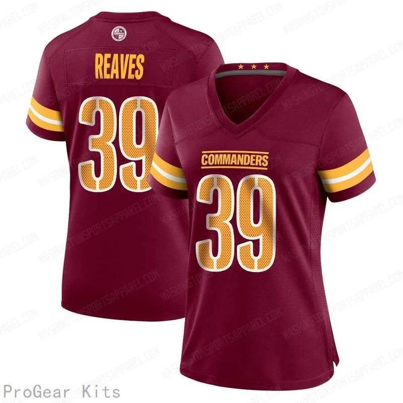 Jeremy Reaves Washington Commanders Burgundy Game Jersey