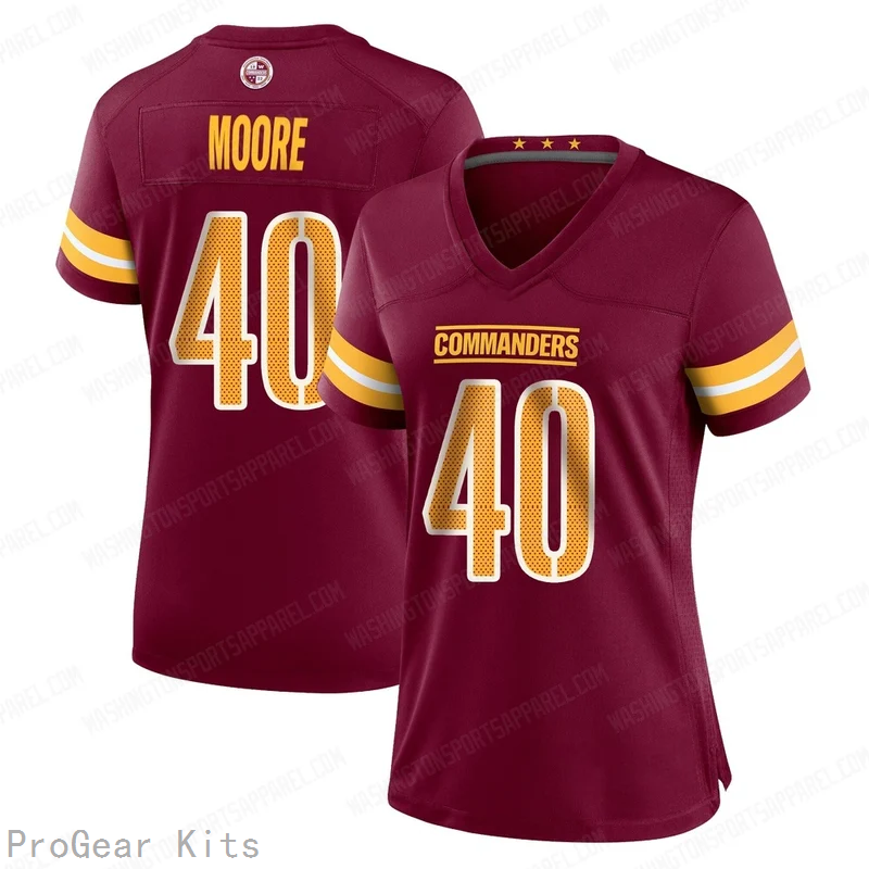 Quentin Moore Washington Commanders Burgundy Game Jersey