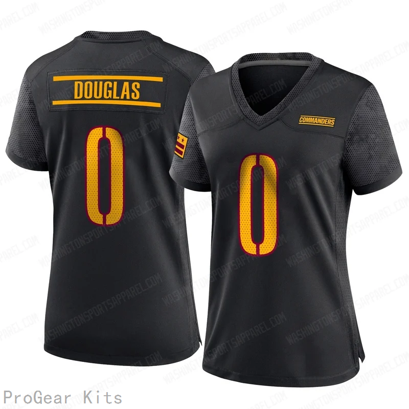 Rasul Douglas Washington Commanders Black Game Jersey
