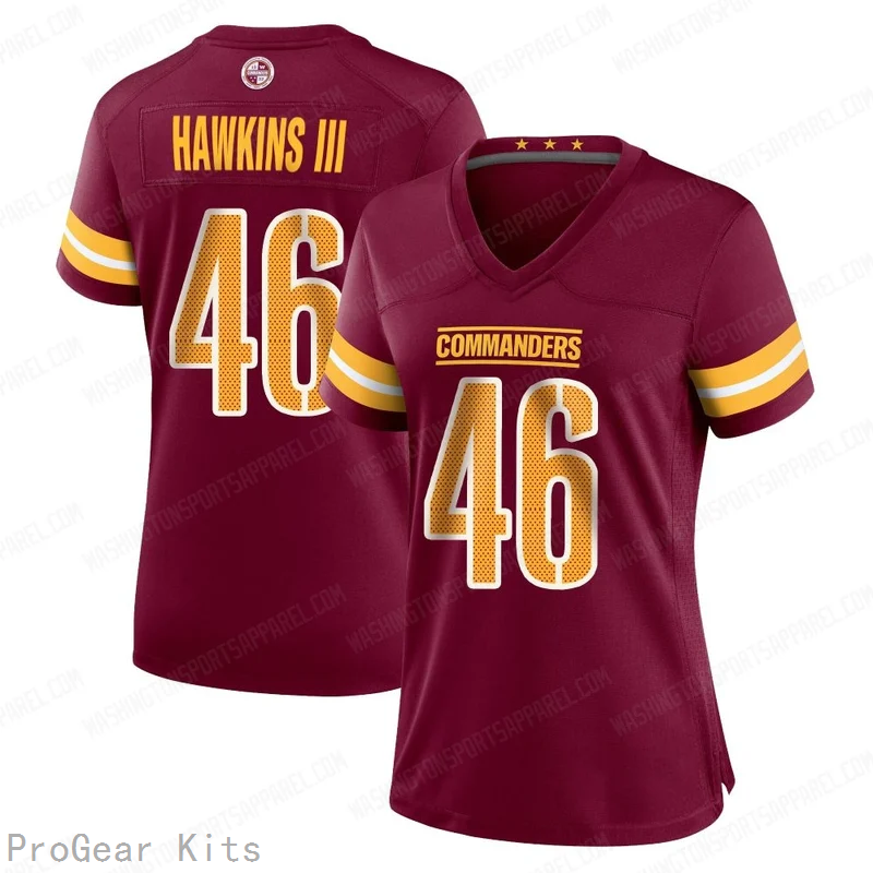 Tre Hawkins Washington Commanders Untouchable Jersey No.46 Burgundy NFL Football Fan Wear Tre Hawkins