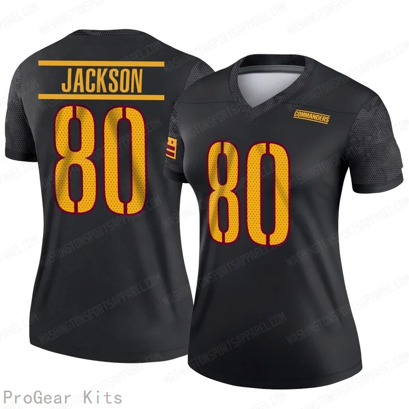Tyree Jackson Washington Commanders Alternate Jersey No.80 Black NFL Football Fan Wear