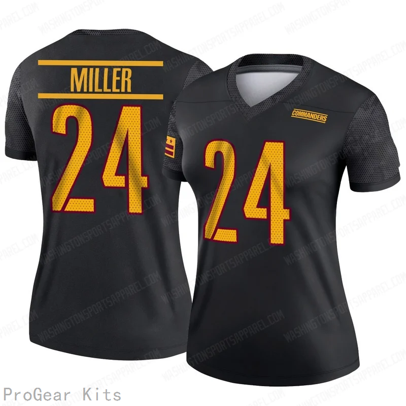 Von Miller Washington Commanders Alternate Jersey No.24 Black NFL Football Fan Wear