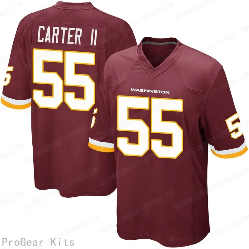 Andre Carter II Washington Commanders Burgundy Game Jersey