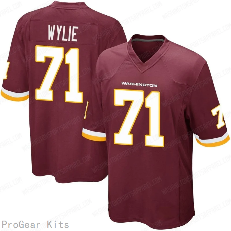 Andrew Wylie Washington Commanders Burgundy Game Jersey