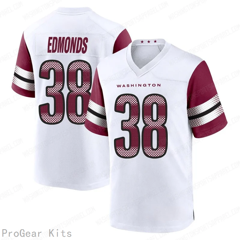 Chase Edmonds Washington Commanders Jersey No.38 White NFL Football Fan Wear