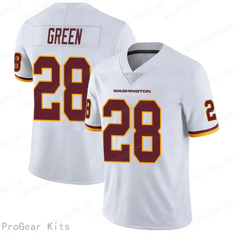 Darrell Washington Commanders Jersey No.28 Green NFL Football Fan Wear