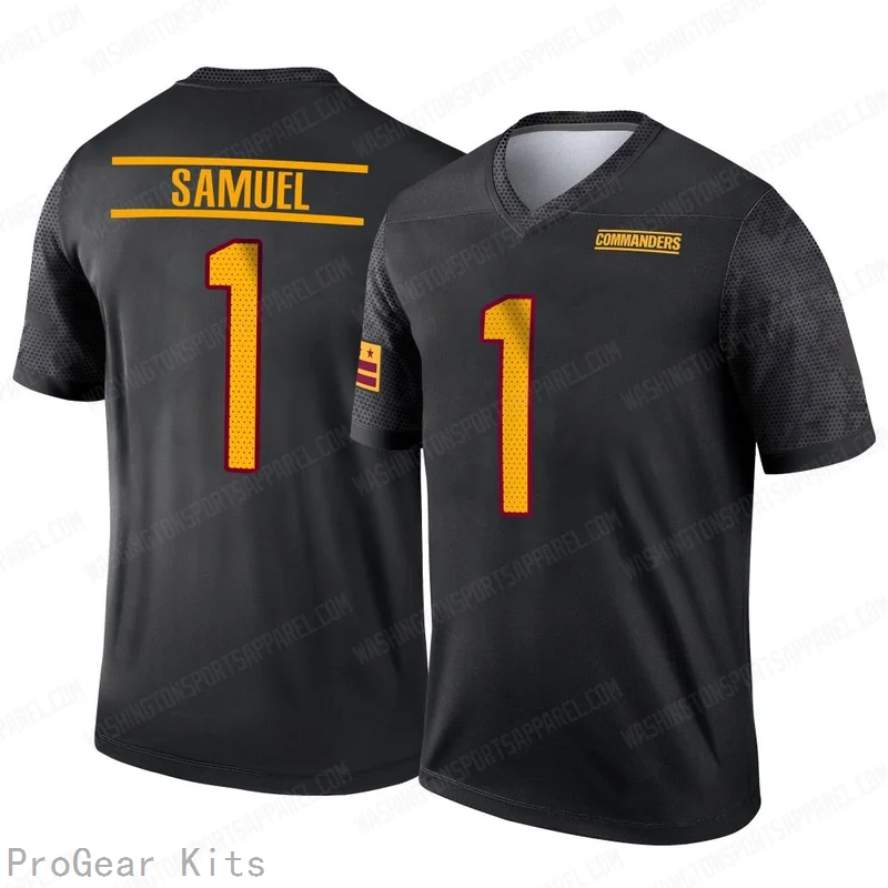 Deebo Samuel Washington Commanders Alternate Jersey No.1 Black NFL Football Fan Wear Deebo Samuel