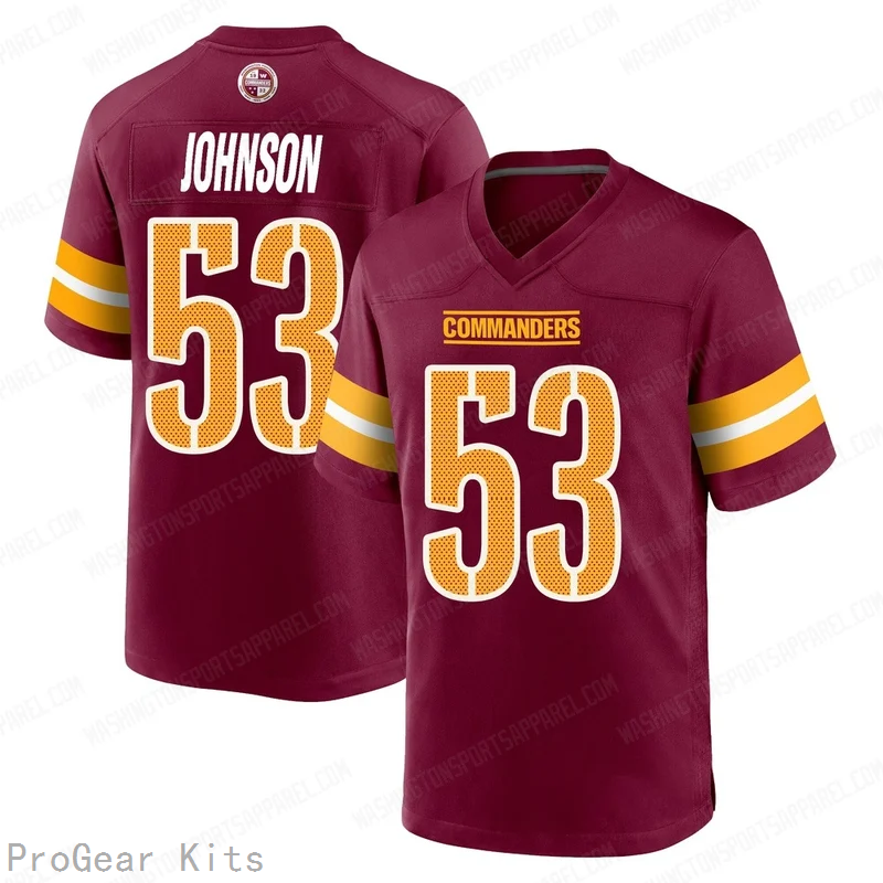 Dj Johnson Washington Commanders Burgundy Game Jersey