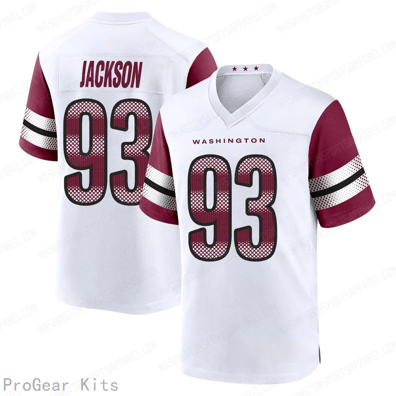 Drake Jackson Washington Commanders Jersey No.93 White NFL Football Fan Wear