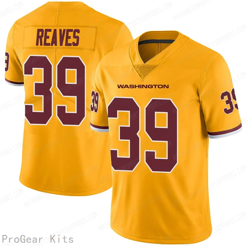 Jeremy Reaves Washington Commanders Gold Color Rush Jersey