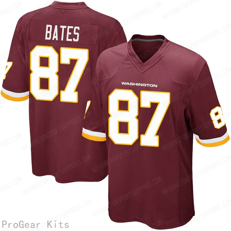 John Bates Washington Commanders Burgundy Game Jersey