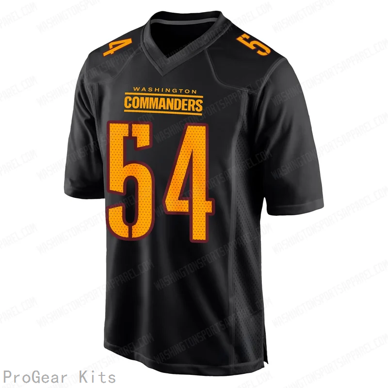 Leo Chenal Washington Commanders Black Game Jersey