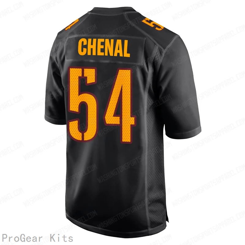 Leo Chenal Washington Commanders Black Game Jersey
