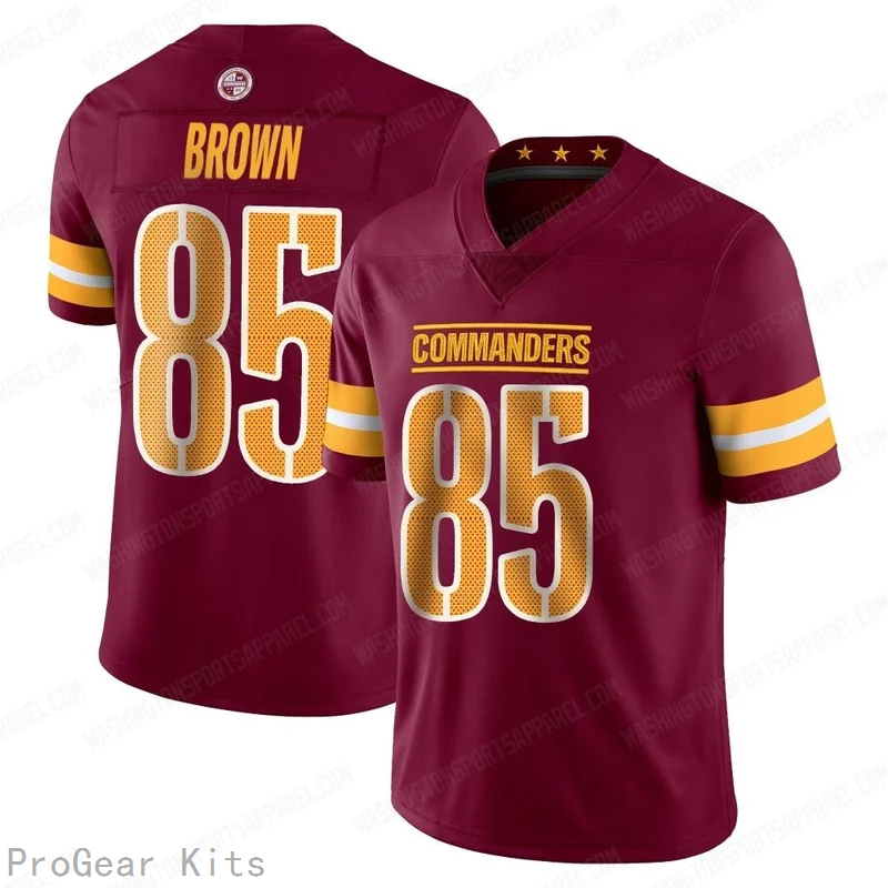 Noah Washington Commanders Jersey No.85 Brown NFL Football Fan Wear Noah