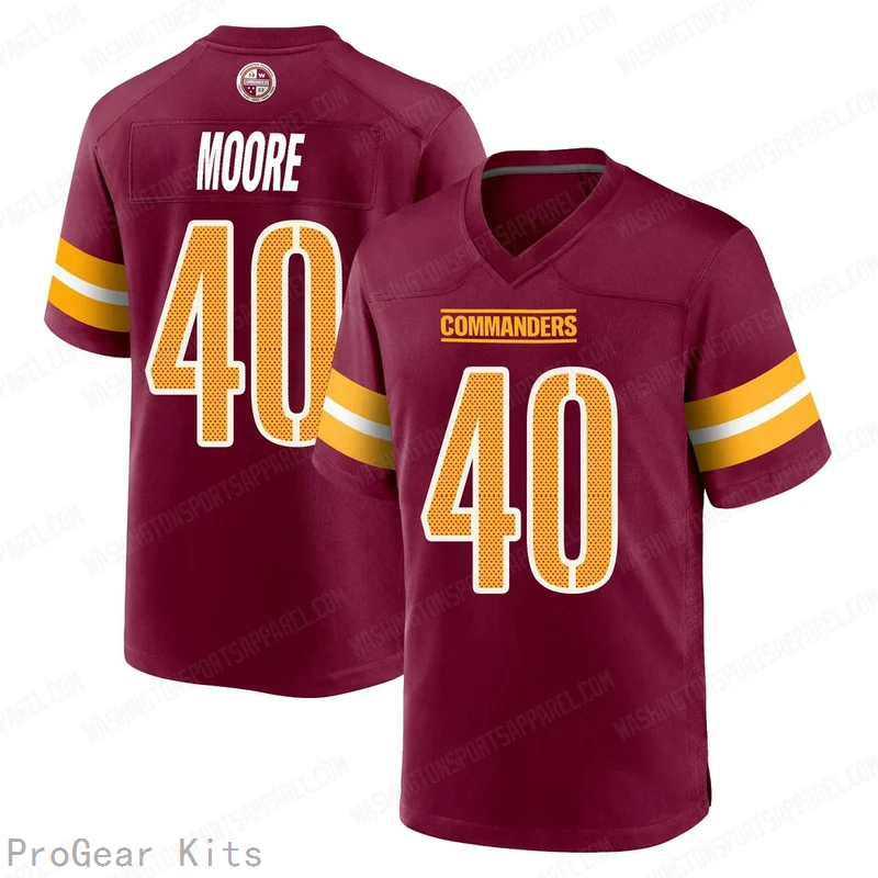 Quentin Moore Washington Commanders Burgundy Game Jersey