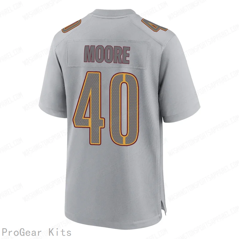 Quentin Moore Washington Commanders Gray Game Jersey