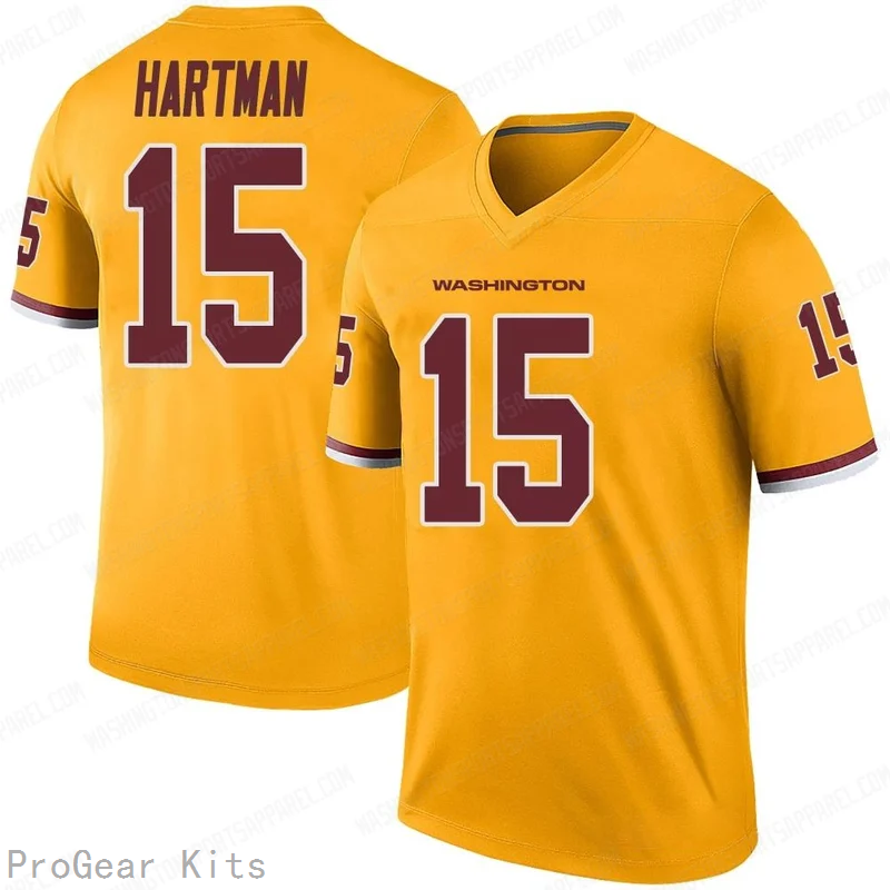 Sam Hartman Washington Commanders Gold Color Rush Jersey