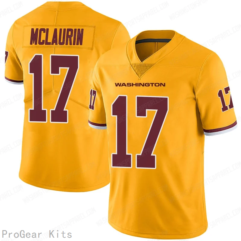 Terry Mclaurin Washington Commanders Gold Color Rush Jersey