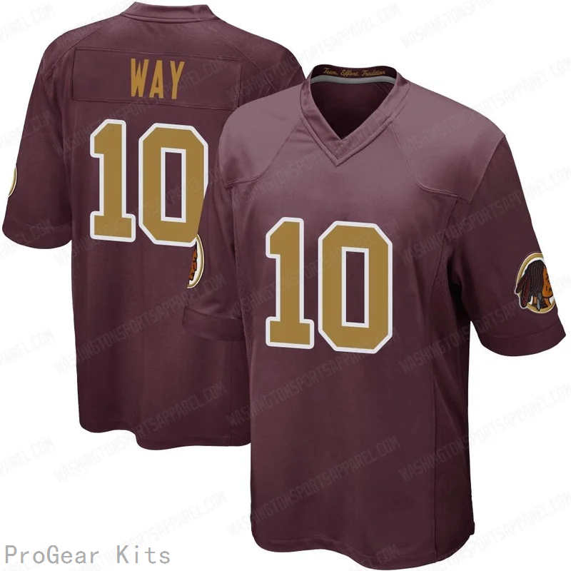 Tress Way Washington Commanders Burgundy Game Jersey