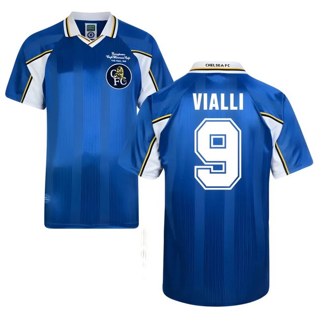 Score Draw Chelsea 1998 Home Shirt (Vialli 9) — Buy Now