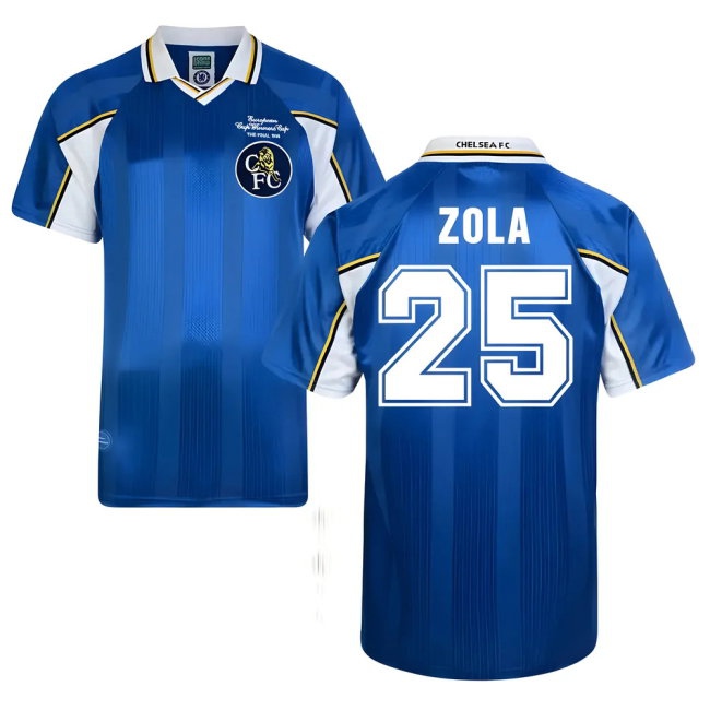 Score Draw Chelsea 1998 Home Shirt (Zola 25) — Shop Now