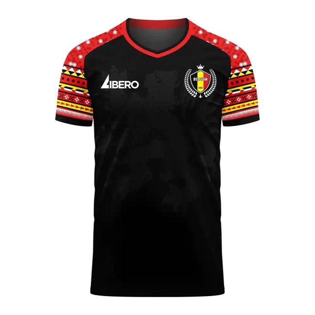 Belgium 2025-2026 Away Concept Football Kit (Libero) (COURTOIS 1) — Shop Online