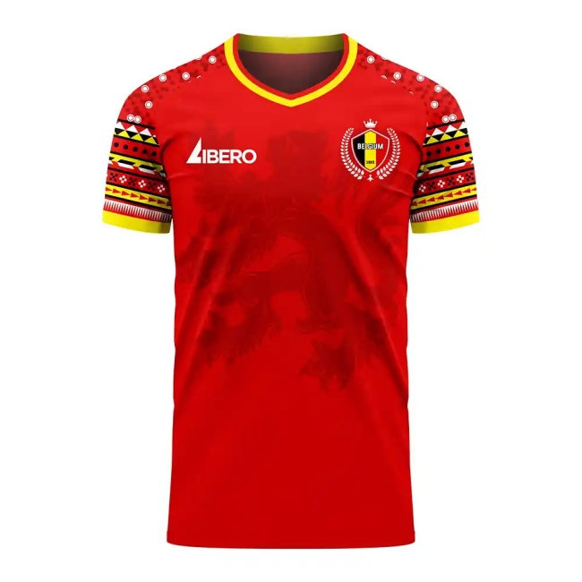 Belgium 2025-2026 Home Concept Football Kit (Libero) (COURTOIS 1) — Buy Online