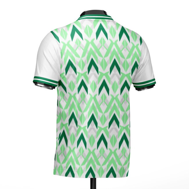 Nigeria DNA Green Concept Football Jersey (Wolvate) Adult Short Sleeve (Moffi 9) — Buy Now