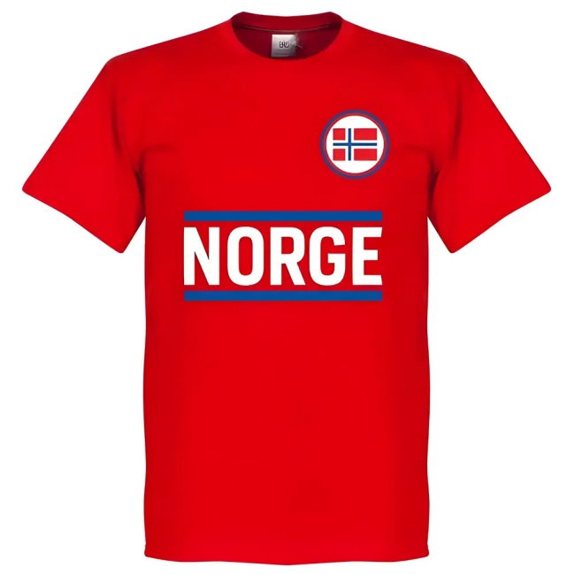 Norway Team T-Shirt - Red (Haaland 9) — Shop Now